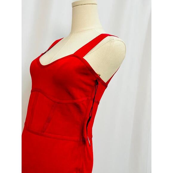 NWT!  Mariam Anna Barska Bustier Short Dress Rouge M - Picture 6 of 11